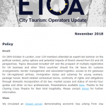 ETOA Operators Update November 2018