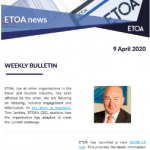 ETOA newsletter 9 April 2020