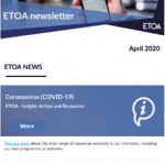 ETOA newsletter april 2020