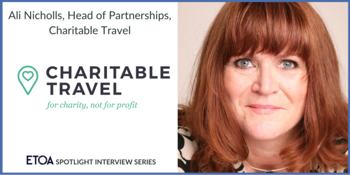 Ali Nicholls, Head of Partnerships, Charitable Travel