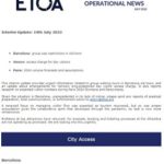 ETOA Interim Destination & Operational News July 2022