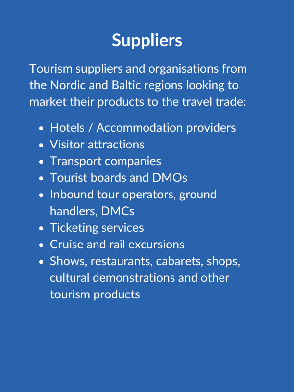 The Nordic Marketplace suppliers